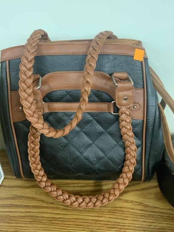 Black/brown purse