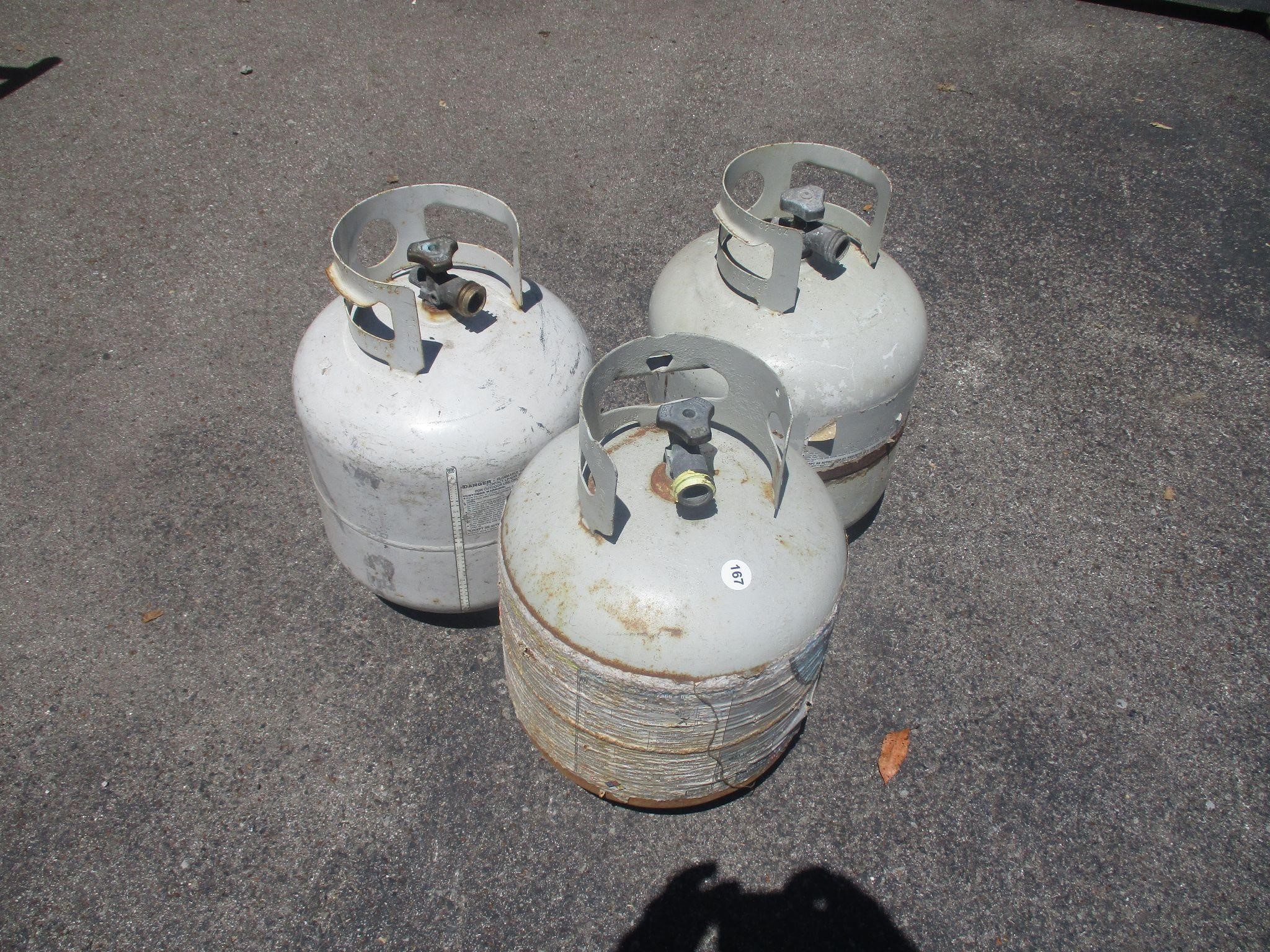 3 - 5 Gallon Gas Tanks