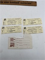 Vintage Radio City Studios Show Tickets, 21 Jack