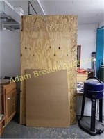 8 pcs assorted plywood & particle board