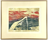 Gracie Rose McCay, Framed Woodcut, Dawning