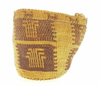 Northwest Native American Skokomish Basket