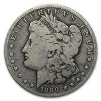 1890-CC Morgan Silver Dollar G-VG