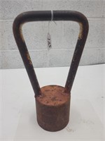 Primitive Steel  20 LB Weight Anchor  13" high