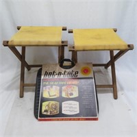 Camping Stools  H 15" & hot-n-tote No Ship