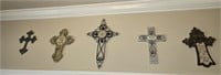 Set of 5 Decorative Crosses
