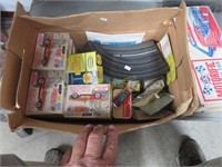Box Lot Slot Car Track, cars and Accessories