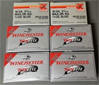 27 rnds Winchester 12ga & 16ga Slugs