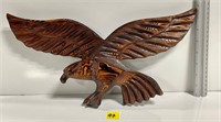 Vtg Handcrafted Green Mountain Wood Carved Eagle