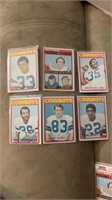 1972 tops Dallas Cowboys football lot with Roger