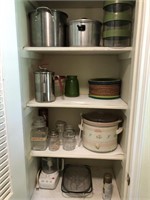 Pots, Storage containers, crock pot & more