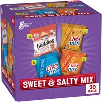 Sweet & Salty Snack Variety Pack  35 oz (20 Bags)