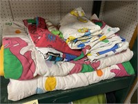 KIDS TWIN SIZE SHEETS AND COMFORTERS