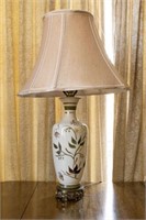 Painted Porcelain Lamp