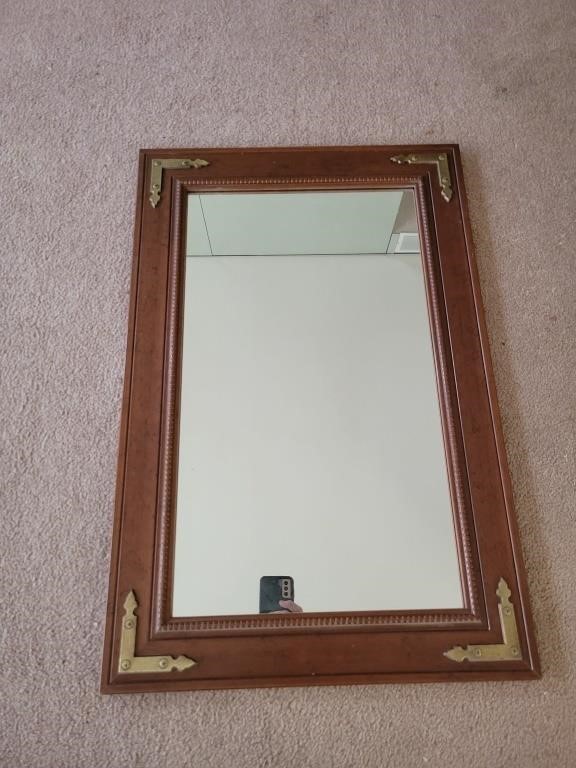 Framed Mirror 19" X 29"