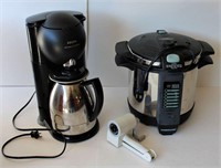 Krups Coffee Pot & Farberware Pressure Cooker