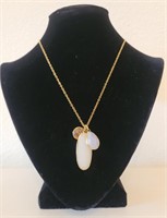 Stella Dot Stone Pendant & Necklace