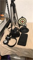 Camera stand headphones and more