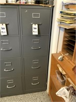 Grey 4-Drawer Filing Cabinet