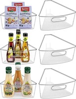 6pack Lazy Susan Cabinet Organizer Bins 26'