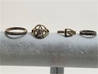 Four Silver Rings