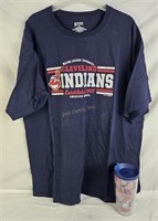 Cleveland Indians 2xl T-shirt & Cup