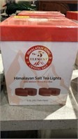 Himalayan salt tea light holders, yin and yang