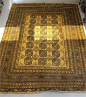 Large Vintage Wool Carpet