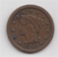 1847 United States Large Cent