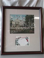 Alamo Picture Framed