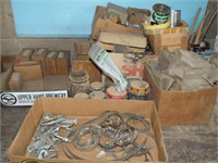 ASSORTED HARDWARE, NUTS, BOLTS, MORE