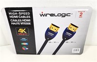 NEW Wirelogic High-Speed HDMI Cables