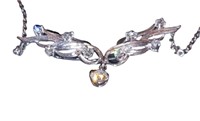 Wing Style Setting Necklace