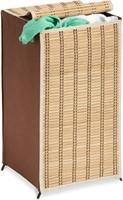 Honey-Can-Do HMP-01619 Tall Wicker Weave Hamper,