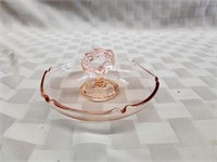 Vintage Pink Glass Dish