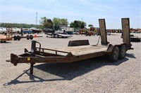 2014  80"X18' TANDEM AXLE FLOAT TRAILER WITH RAMPS