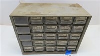 benchtop hardware drawers with hardware