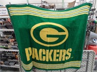 Vintage Green Bay Packers Blanket
