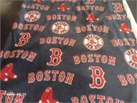 1 3/4 yds Boston Red Sox Fleece 60" wide
