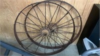 43” iron implement wheel