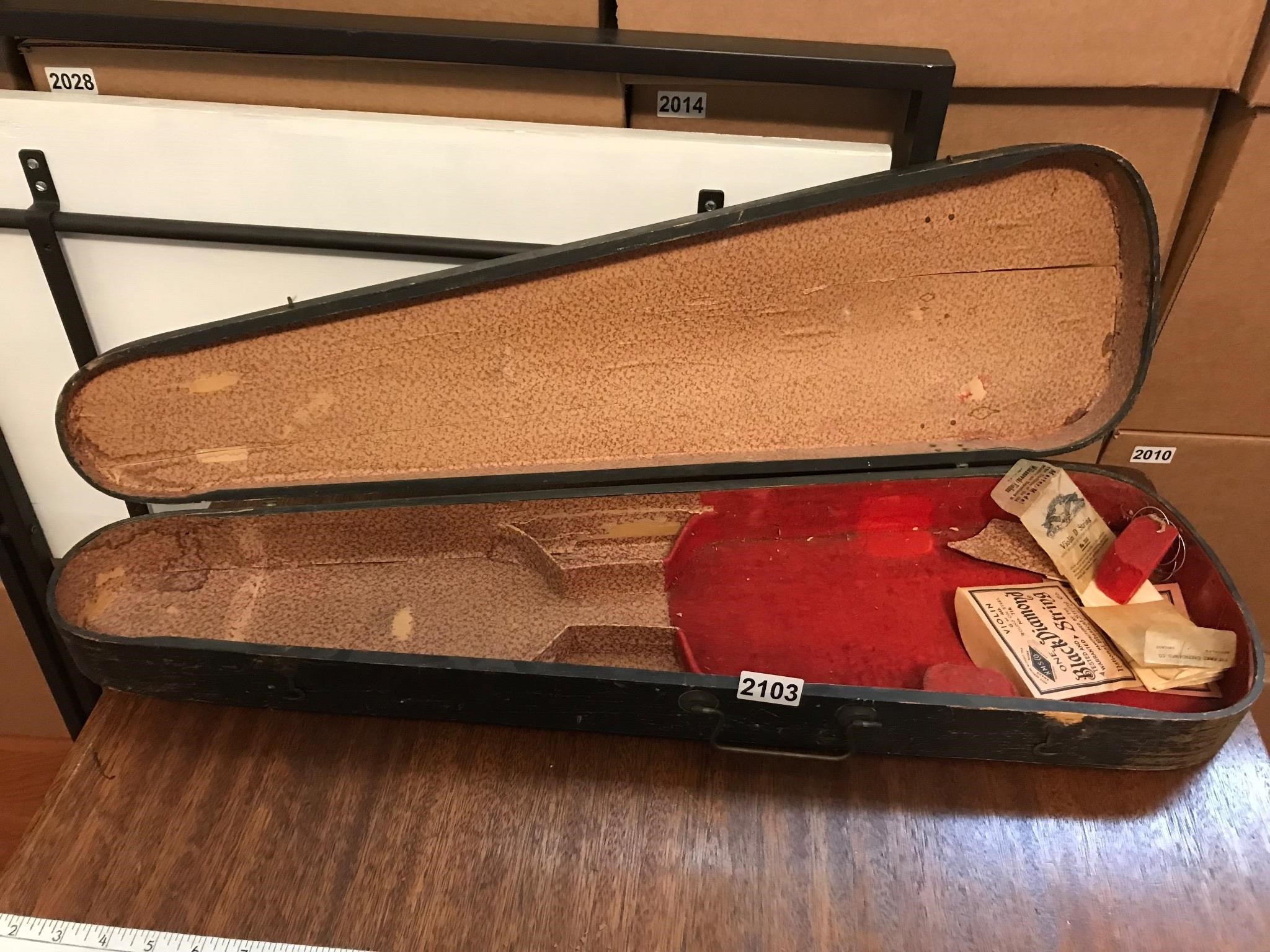 Antique violin case