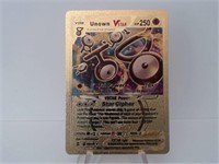 Pokemon Card Rare Gold Unown Vstar