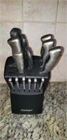Cuisinart knife block with knives