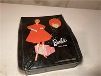 Vintage Barbie case and Barbie