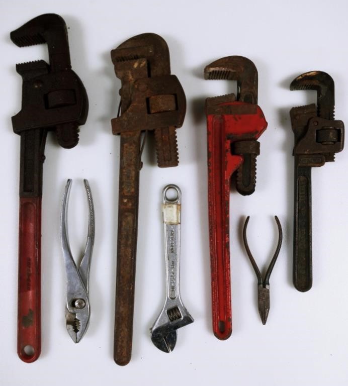 7 Rustic Wrenches & Pliers