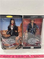 (2) Collector Edition Harley Davidson Barbies