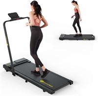 DeerRun 3 in 1 Folding Treadmill  300 lbs  Black