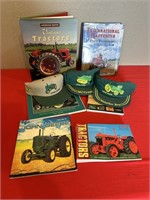 Vintage Tractor Books & Hats Incl