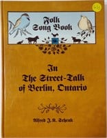 Folk Song Book Berlin Ontario