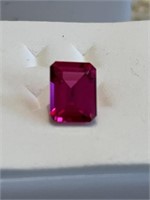 Approximately 1.75CT Emerald Cut Ruby